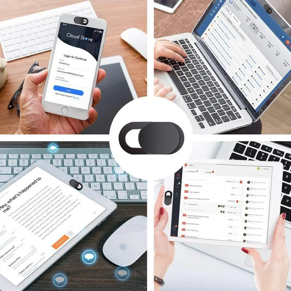 Lot de 2 caches pour webcam