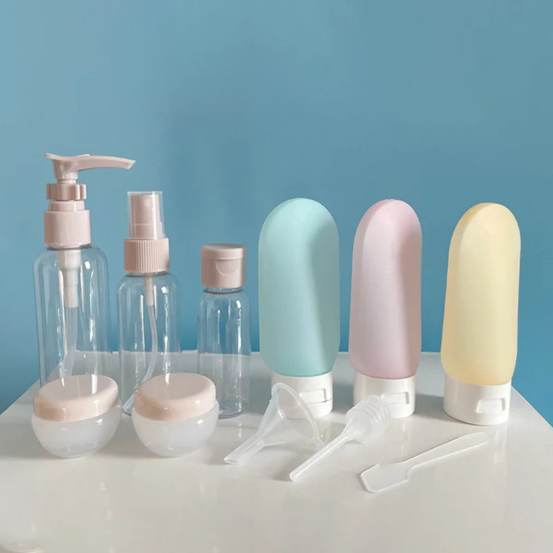 ensemble de voyage de bouteilles cosmétiques