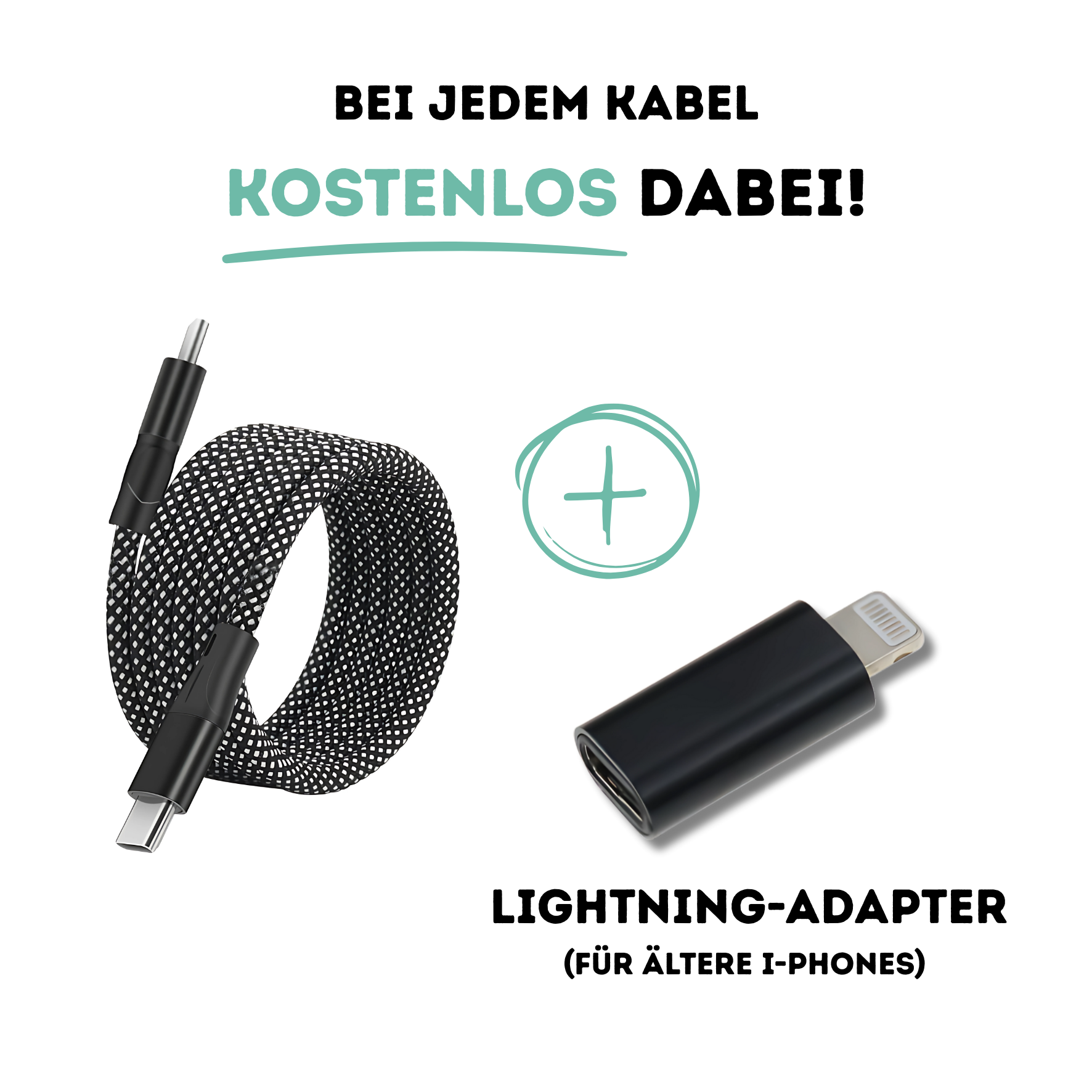 Câble de charge USB-C auto-rétractable Magique™ (1,0 m)