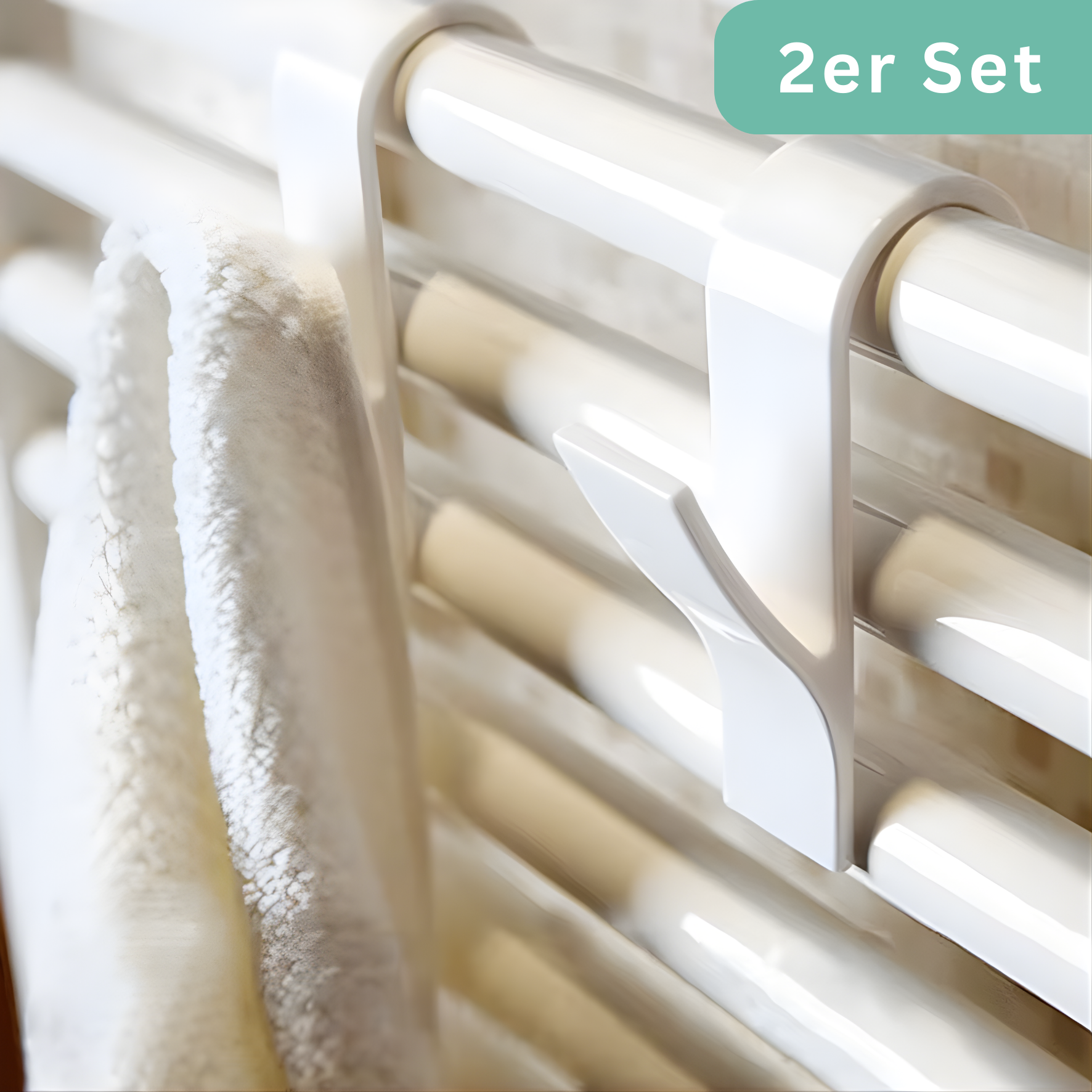 Tuchhalter Heizung 2er Set