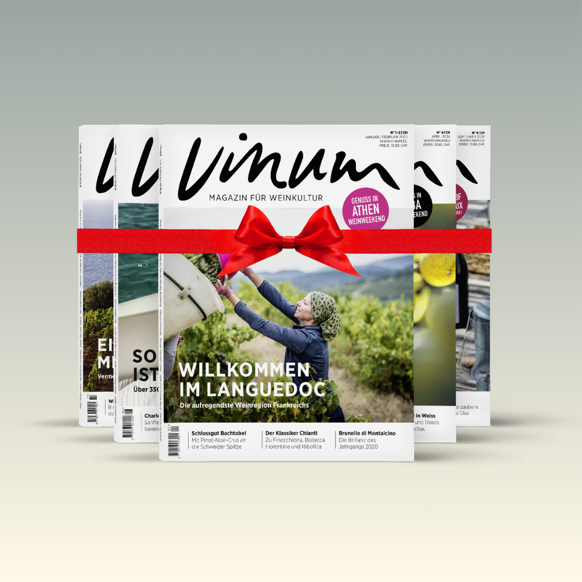 VINUM Abo – Das Magazin für Weinkultur (15 Ausgaben)