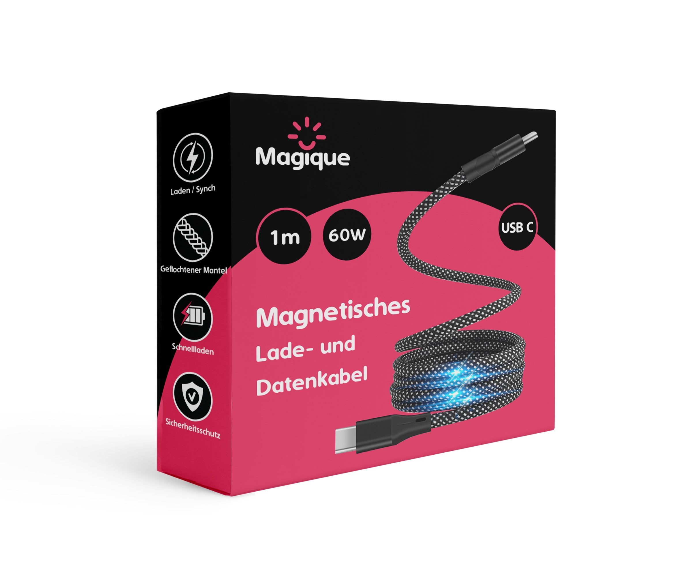 Magique™ selbstaufrollendes Ladekabel USB-C