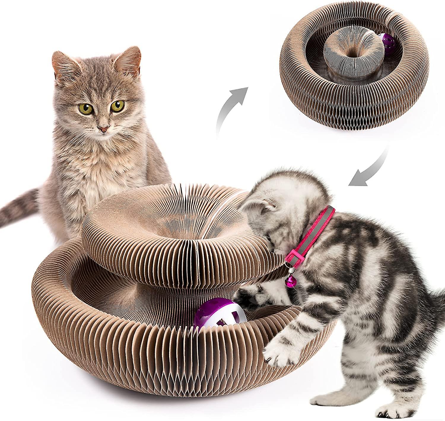 Cat scratching carousel
