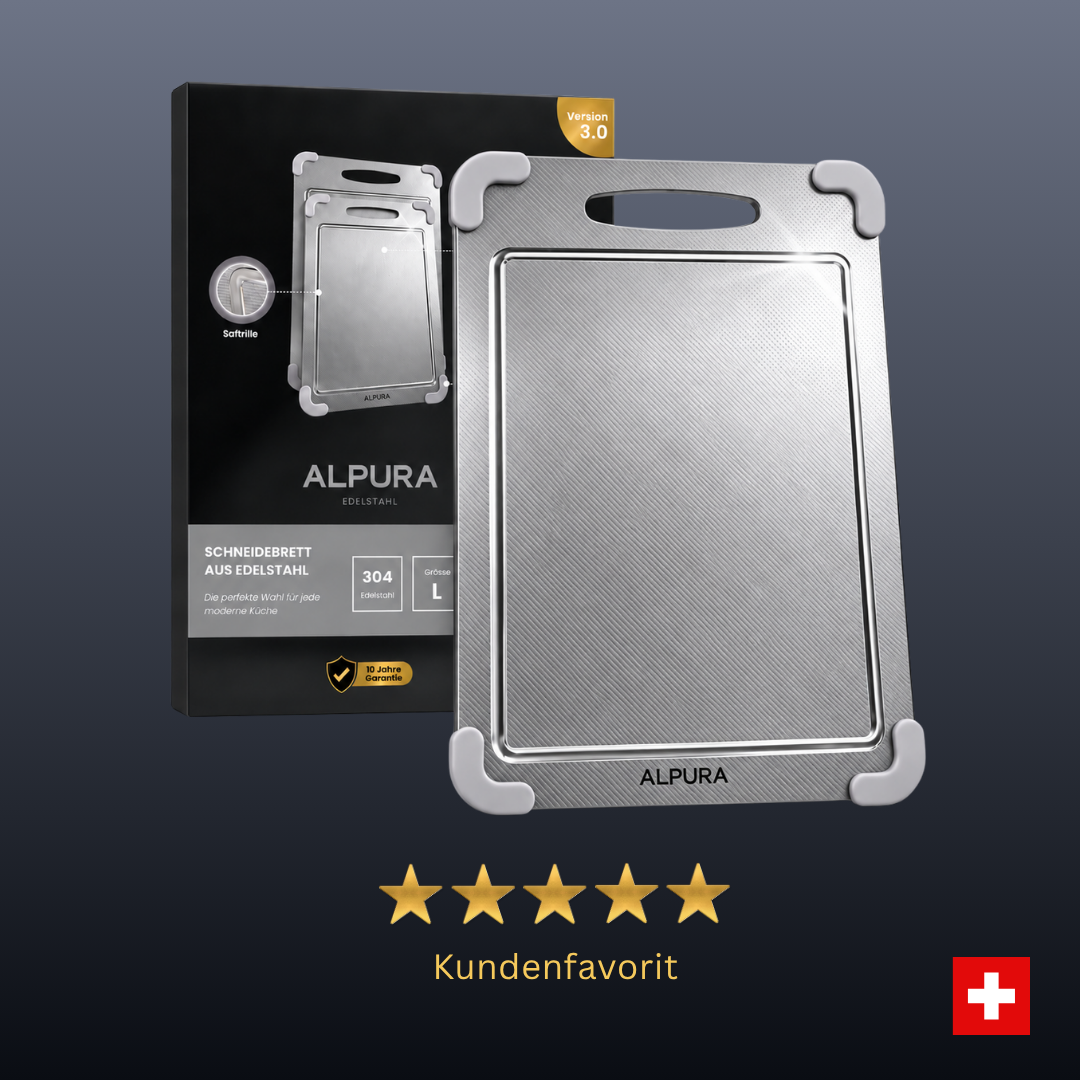 Tagliere in acciaio inox ALPURA™ versione 3.0
