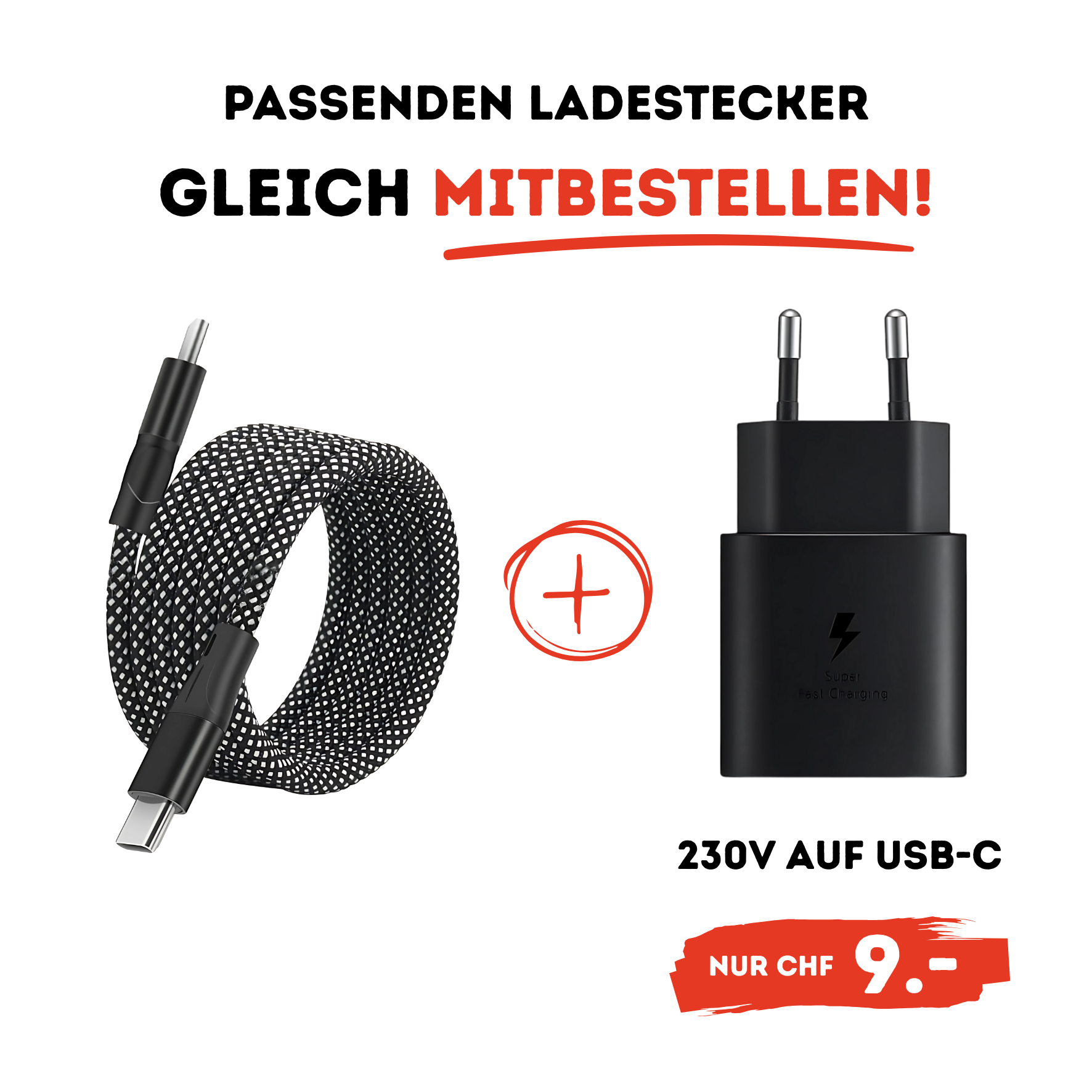 Câble de charge USB-C auto-rétractable Magique™ (1,0 m)