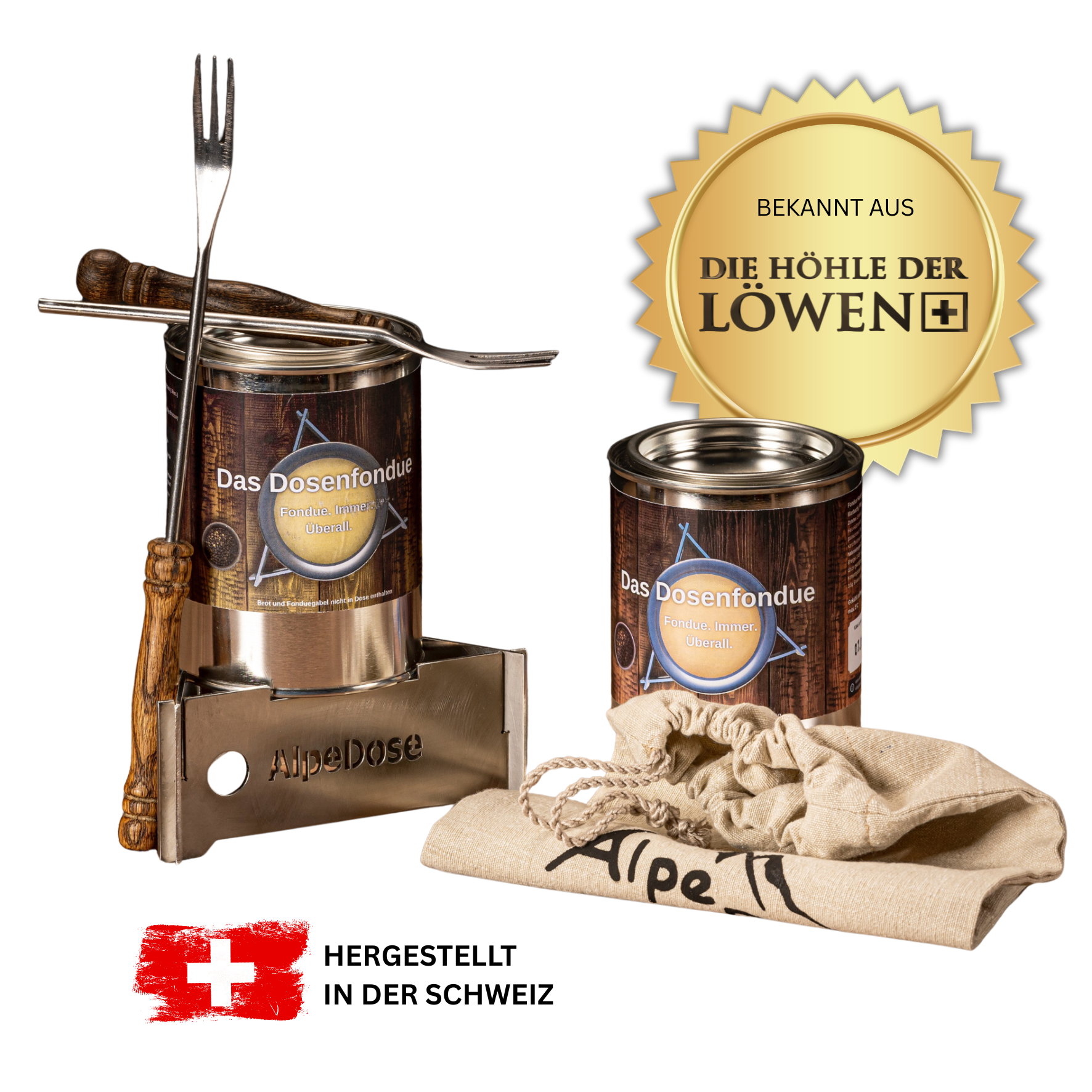 Fondue en conserve à emporter de "Alpedose"