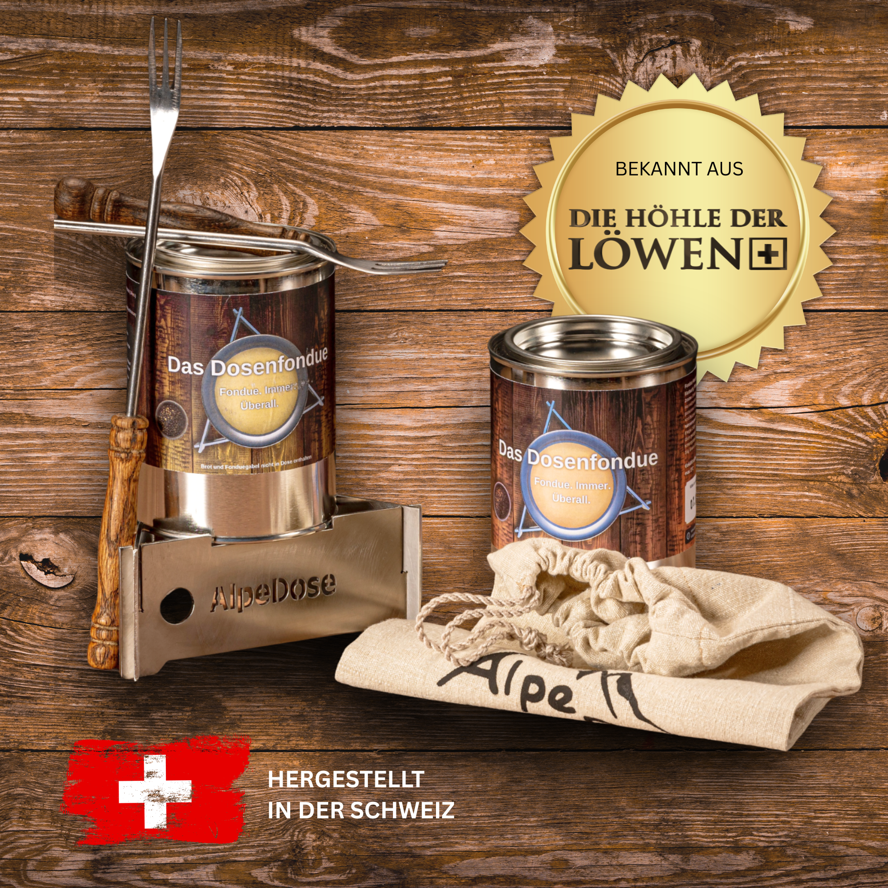 Fondue en conserve à emporter de "Alpedose"