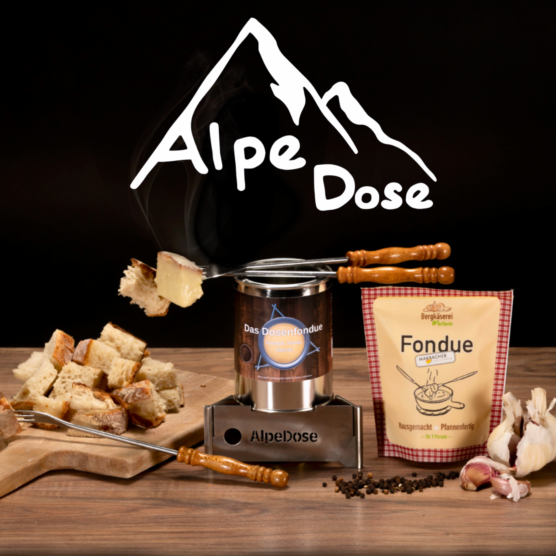 Fondue en conserve à emporter de "Alpedose"