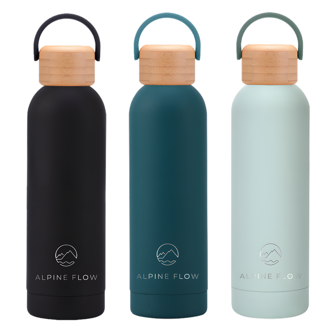 AlpineFlow™ Edelstahl Trinkflasche