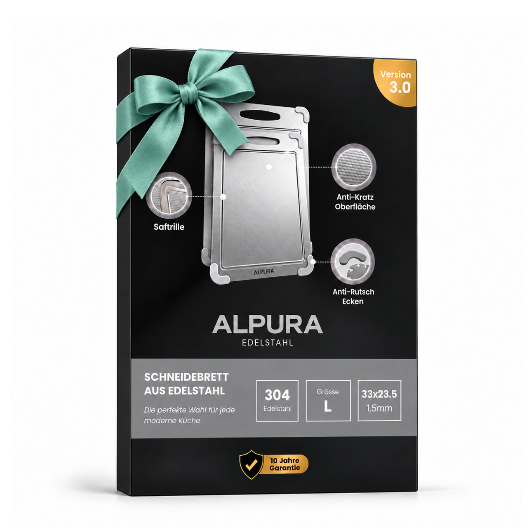 Tagliere in acciaio inox ALPURA™ versione 3.0
