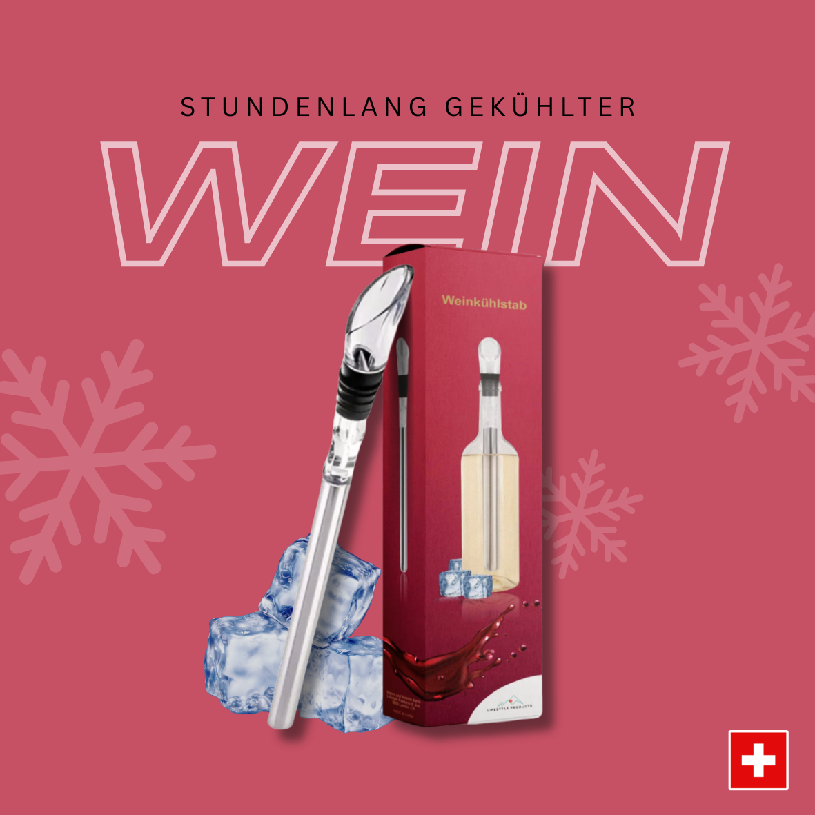 CoolGrapes™ Weinkühlstab – das Original!