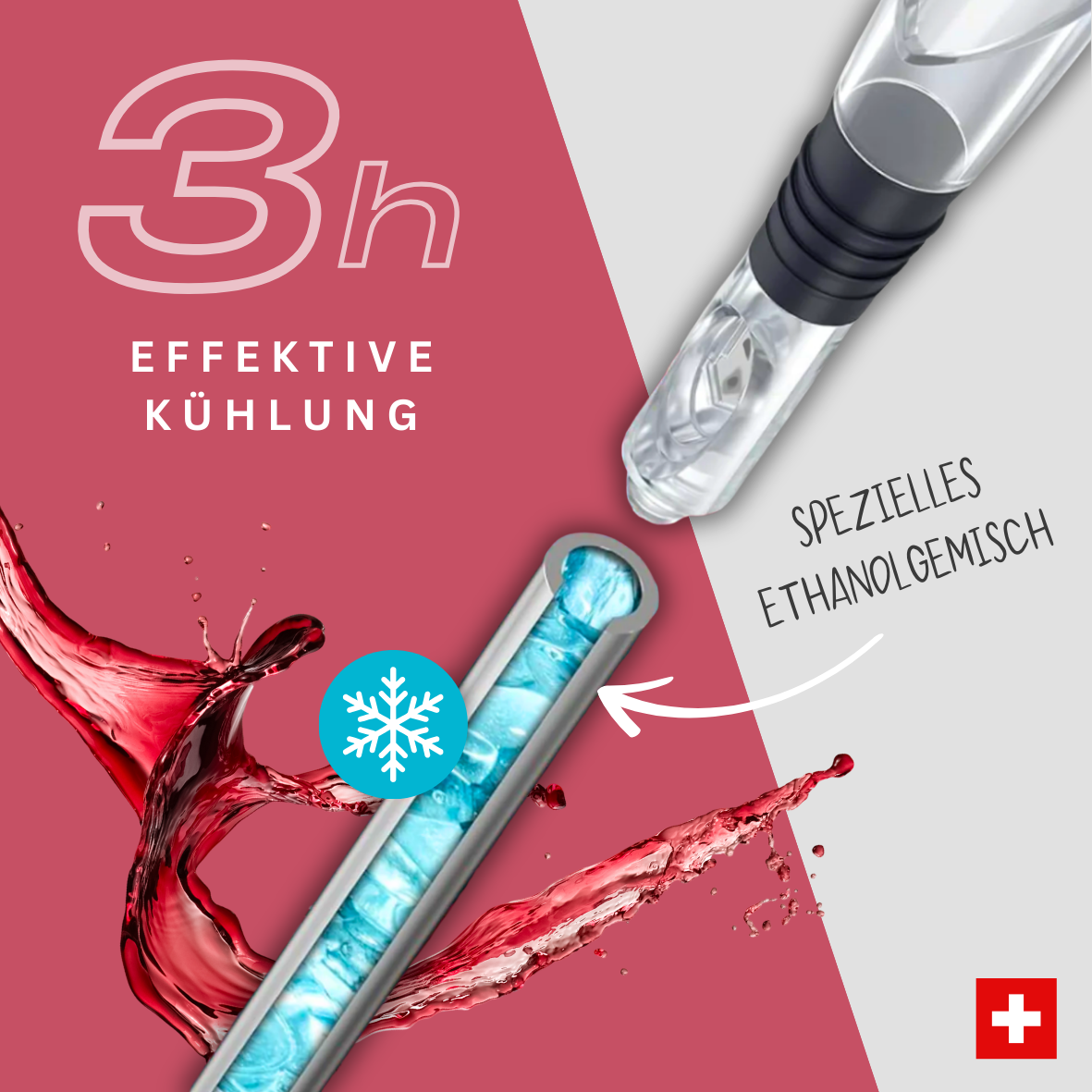 CoolGrapes™ Weinkühlstab – das Original!