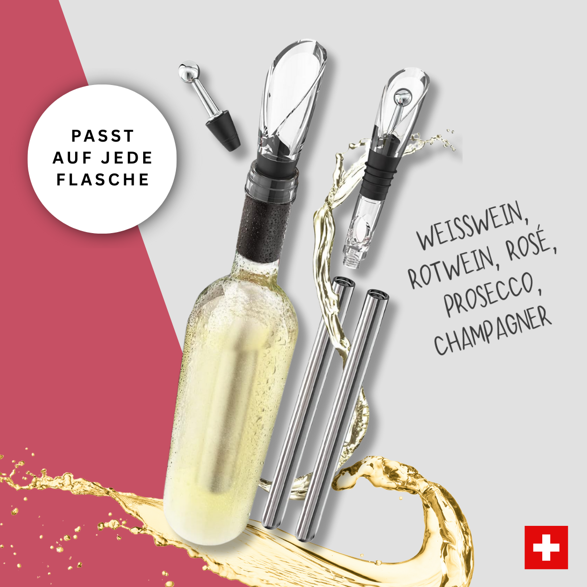 CoolGrapes™ Weinkühlstab – das Original!