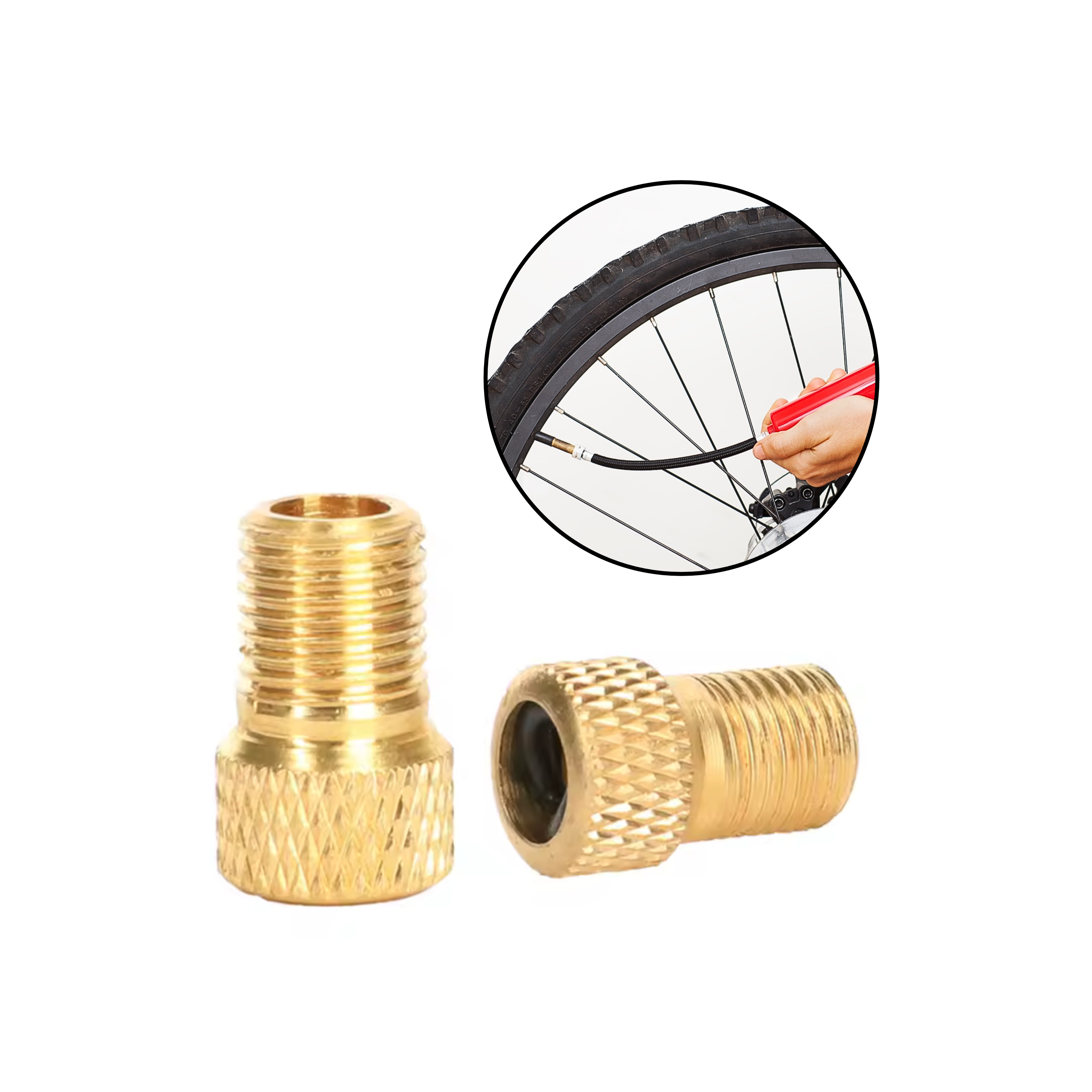 Ventiladapter Fahrrad