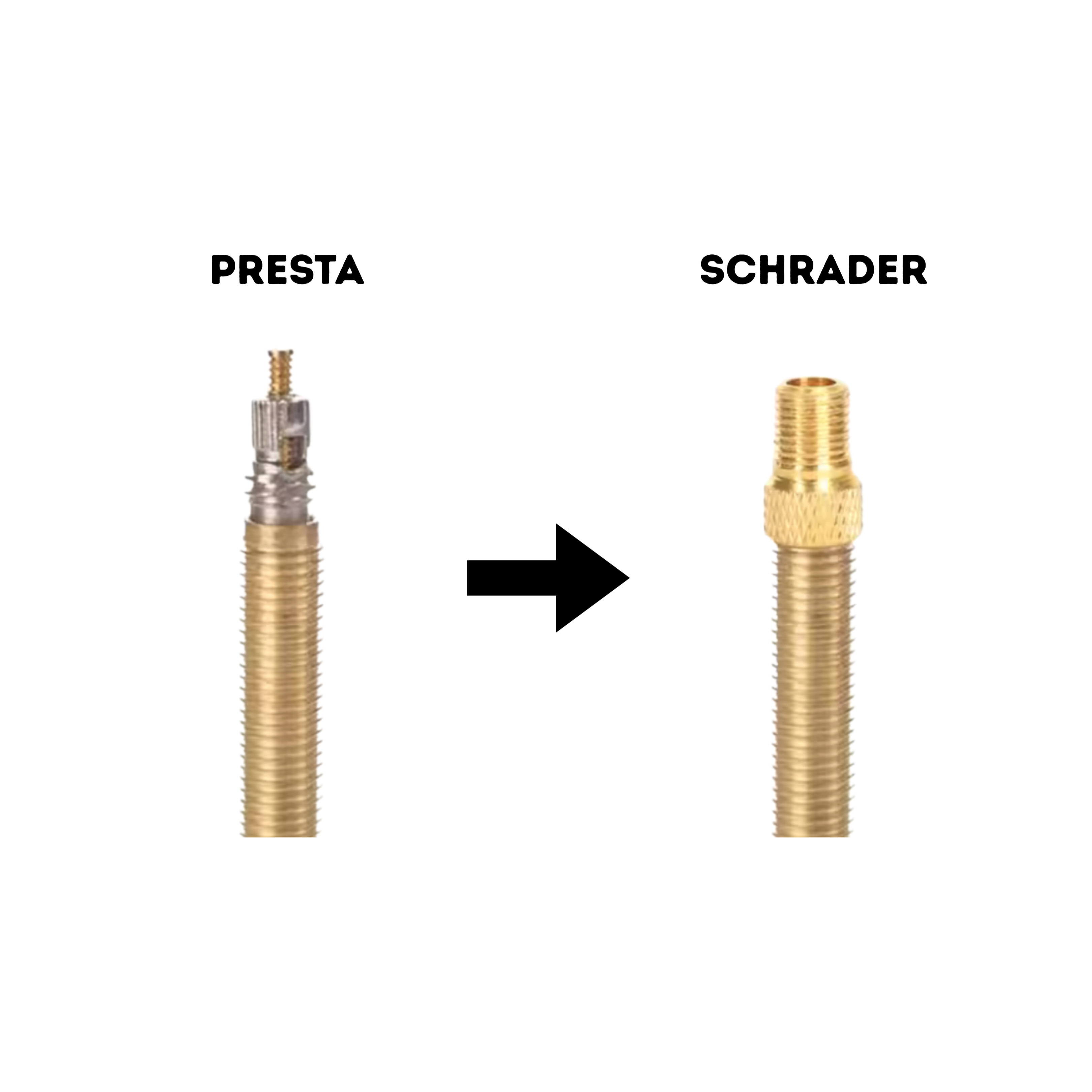 Ventiladapter Fahrrad