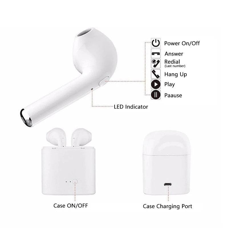 Casque Bluetooth i7s™ Mini