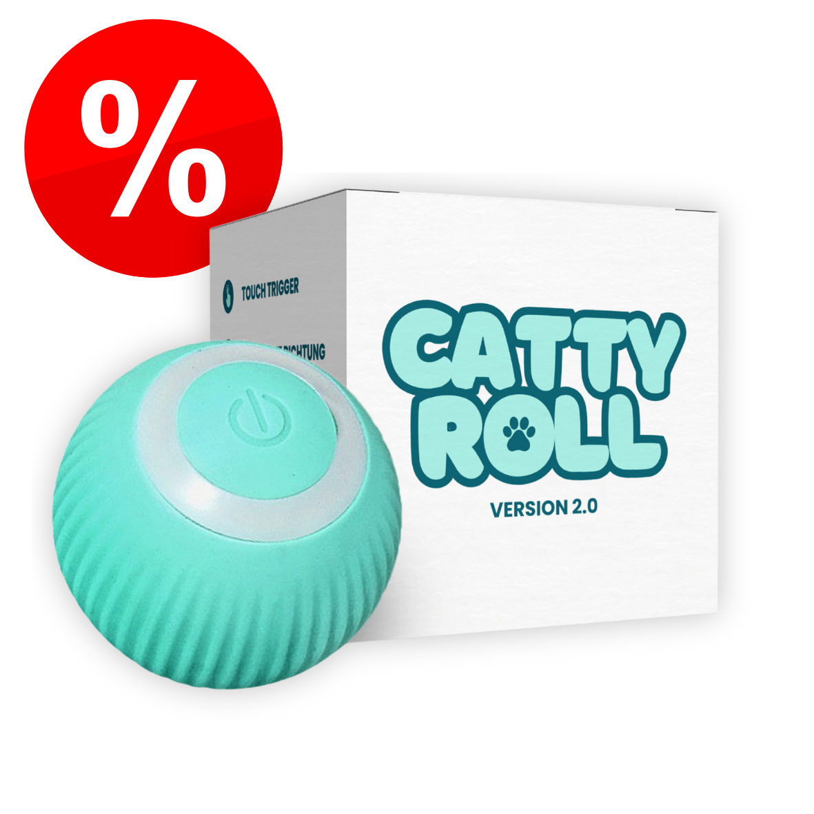 Balle intelligente pour chat CattyRoll™ – l'originale !