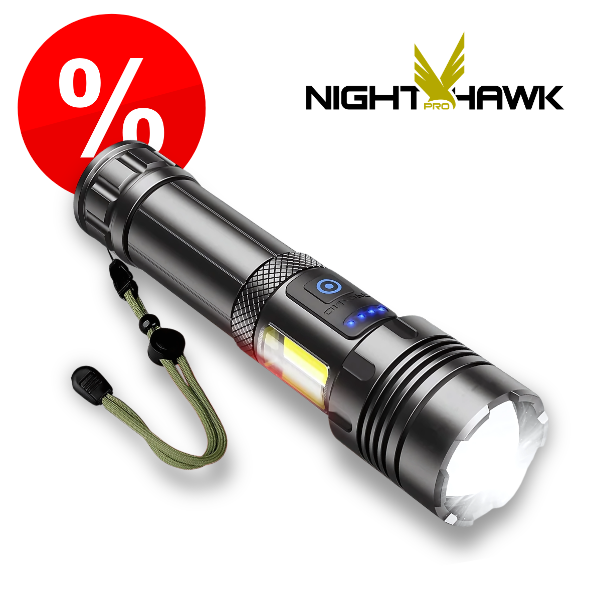 NightHawk PRO™ flashlight for demanding applications