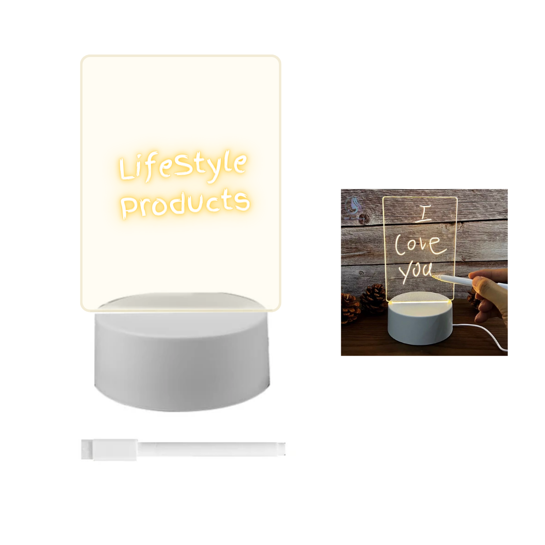 notice board LED transparent