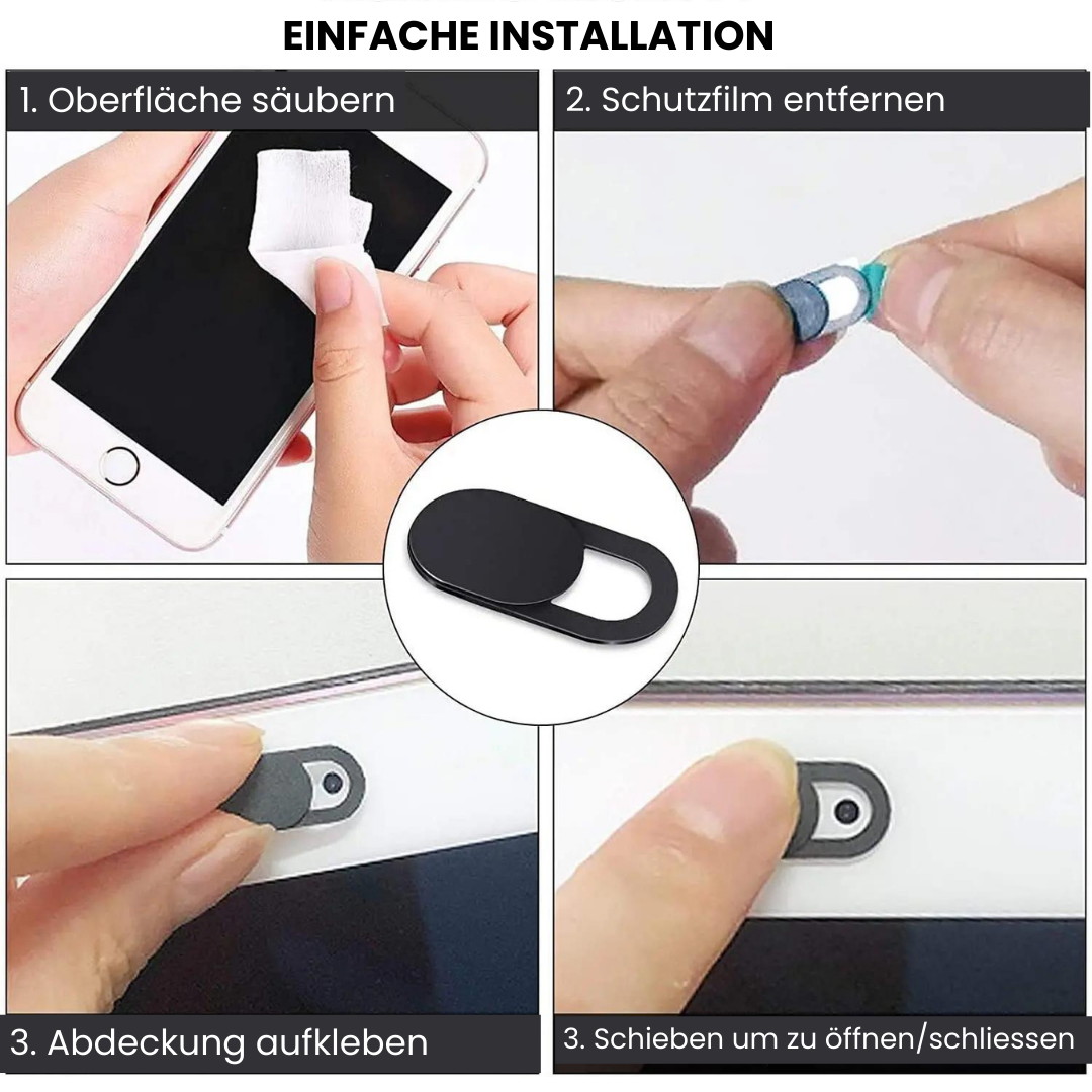Lot de 2 caches pour webcam