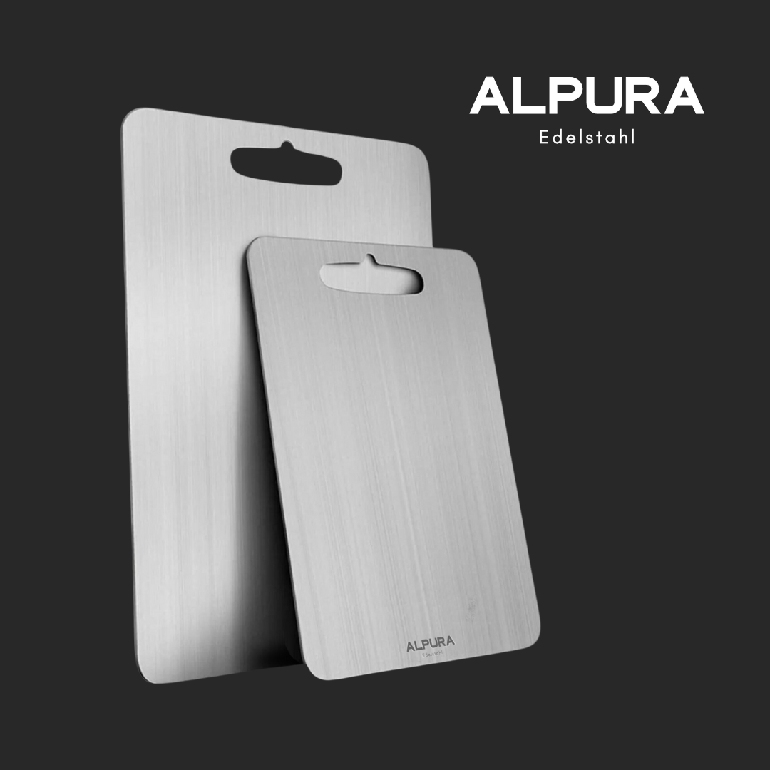 Planche à découper en acier inoxydable Alpura™