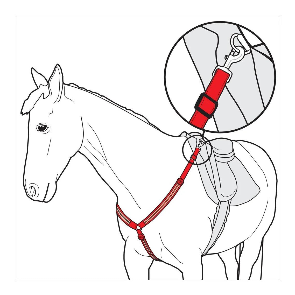 Harness LED for Horses White