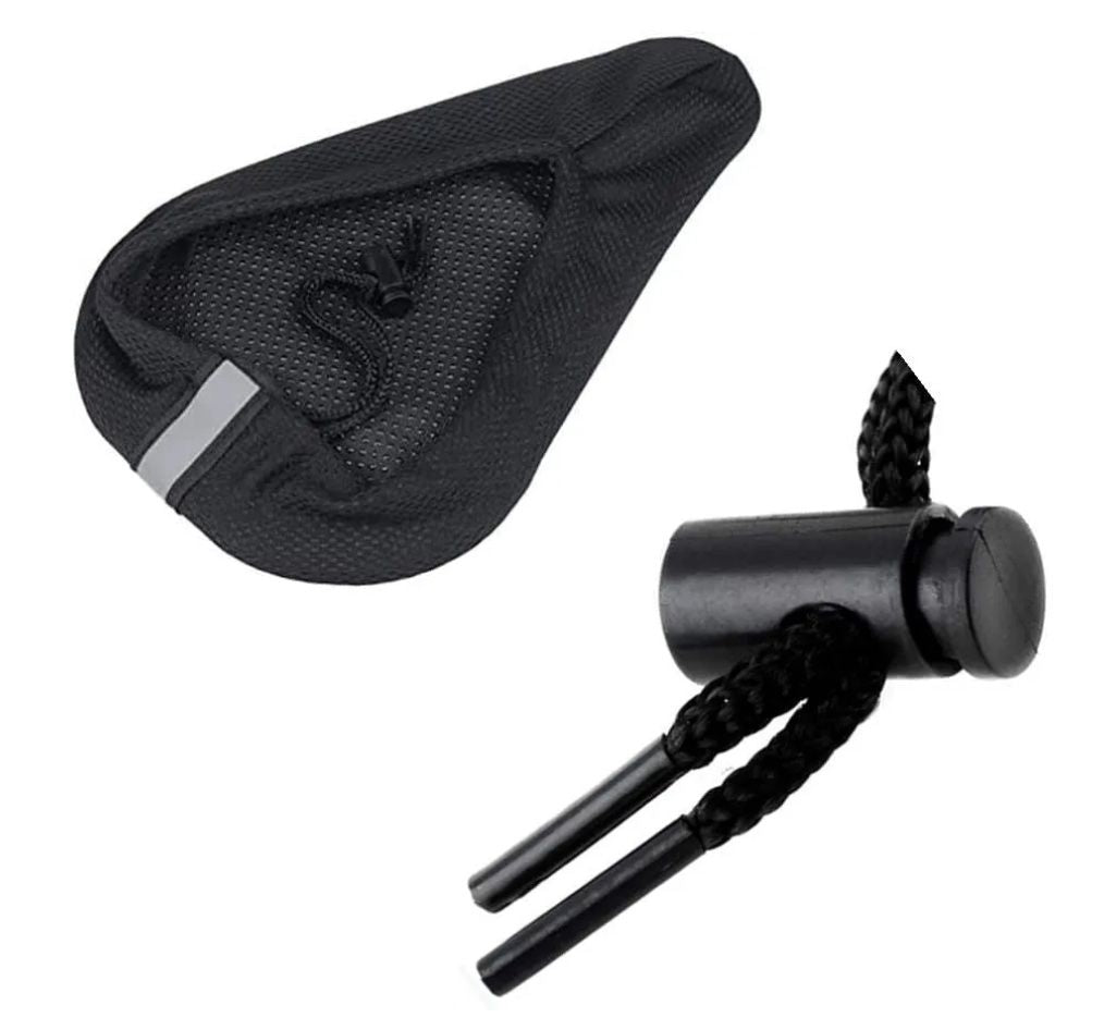 bicycle saddle seat cover with upholstery foam