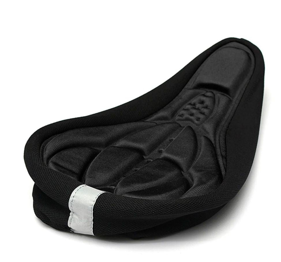 bicycle saddle seat cover with upholstery foam