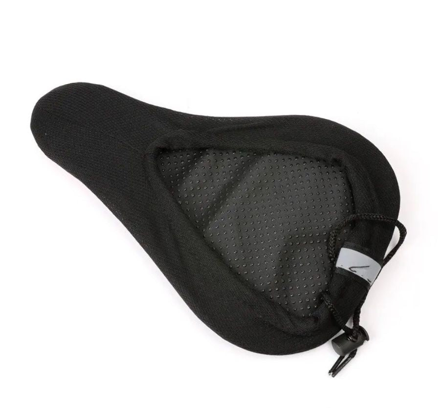 bicycle saddle seat cover with upholstery foam