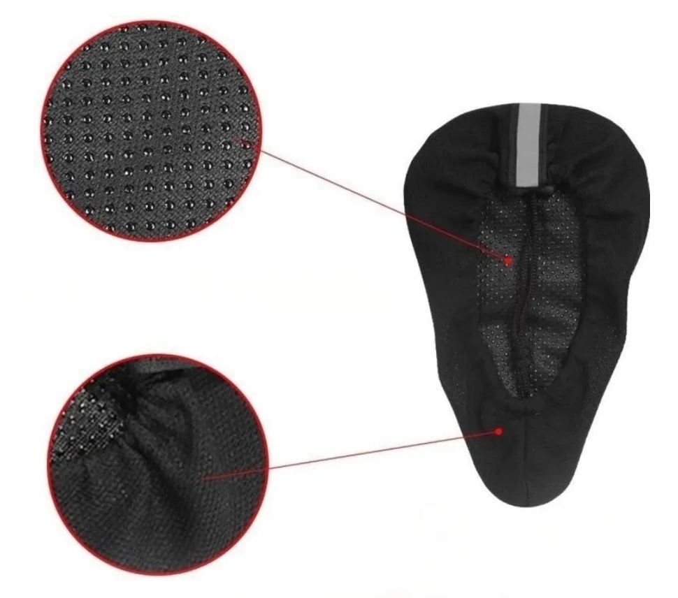 bicycle saddle seat cover with upholstery foam