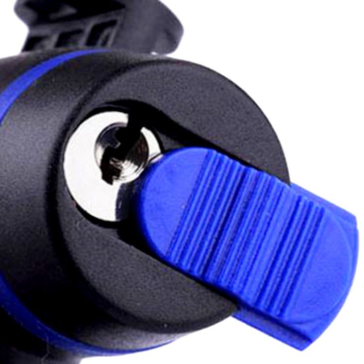 bicycle lock with saddle attachment