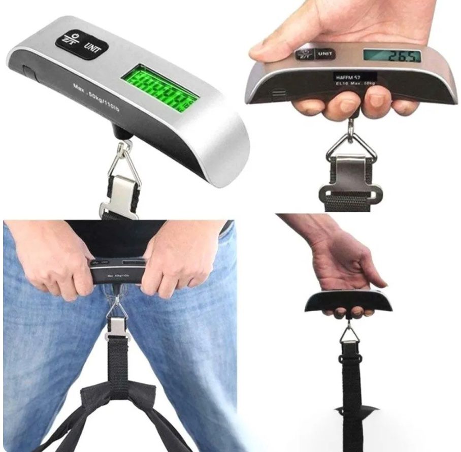 Kofferwage bis 50kg (inkl. Batterien)