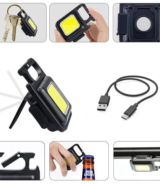porte-clés lumineux d'urgence LED