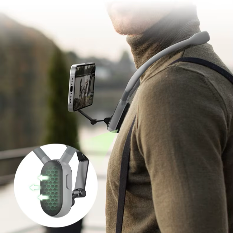 Support de cou Telesin® pour enregistrements sur smartphone
