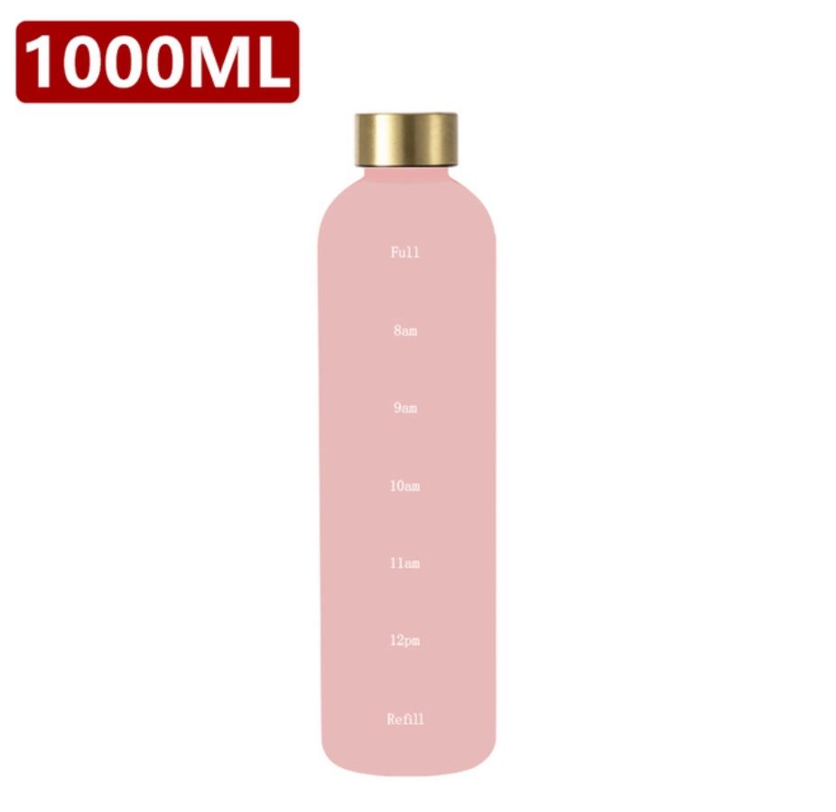 Trinkflasche mit Zeitangabe