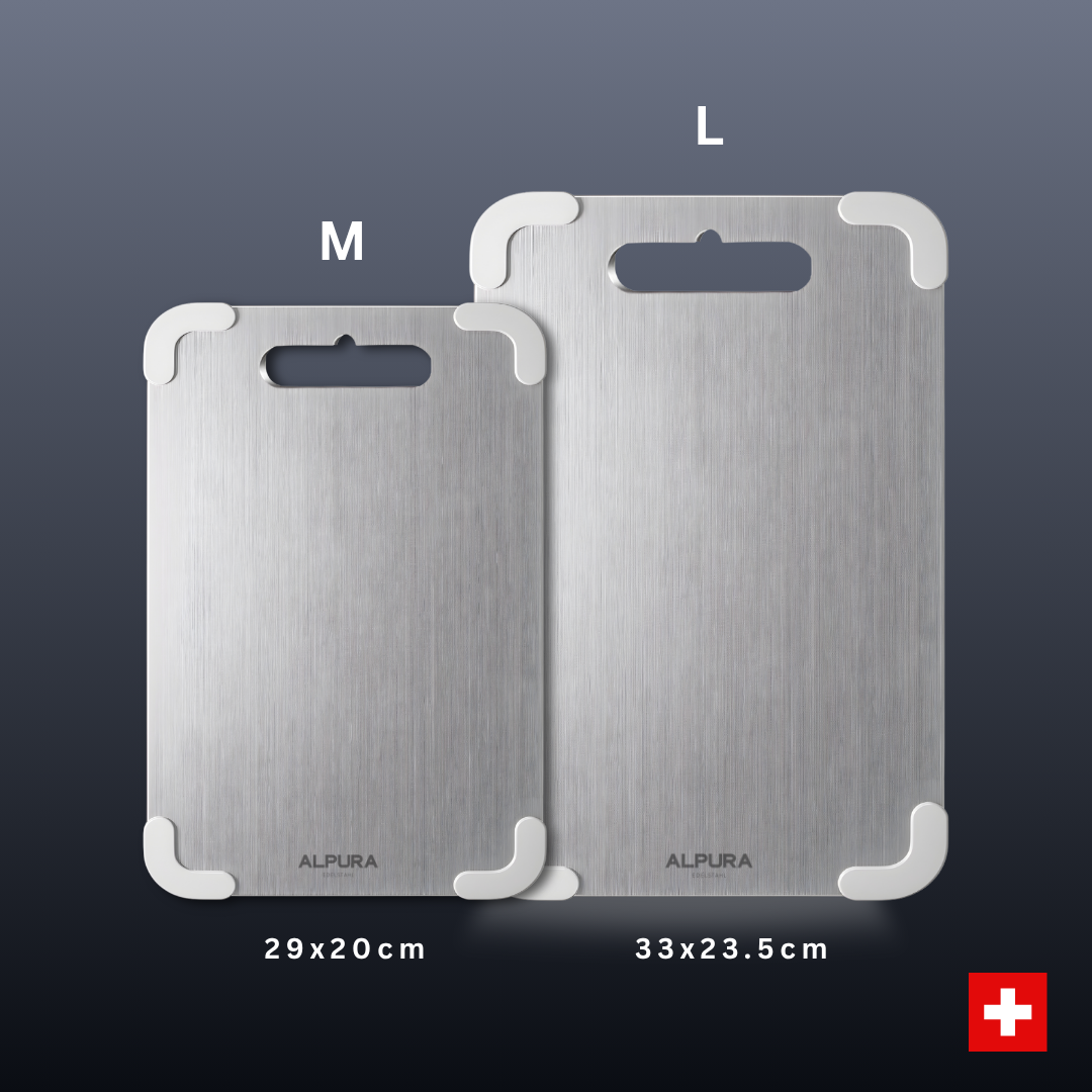Alpura™ Edelstahl Schneidebrett 2.0