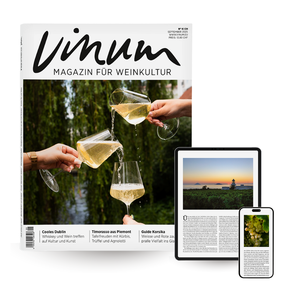 VINUM Abo – Das Magazin für Weinkultur (15 Ausgaben)