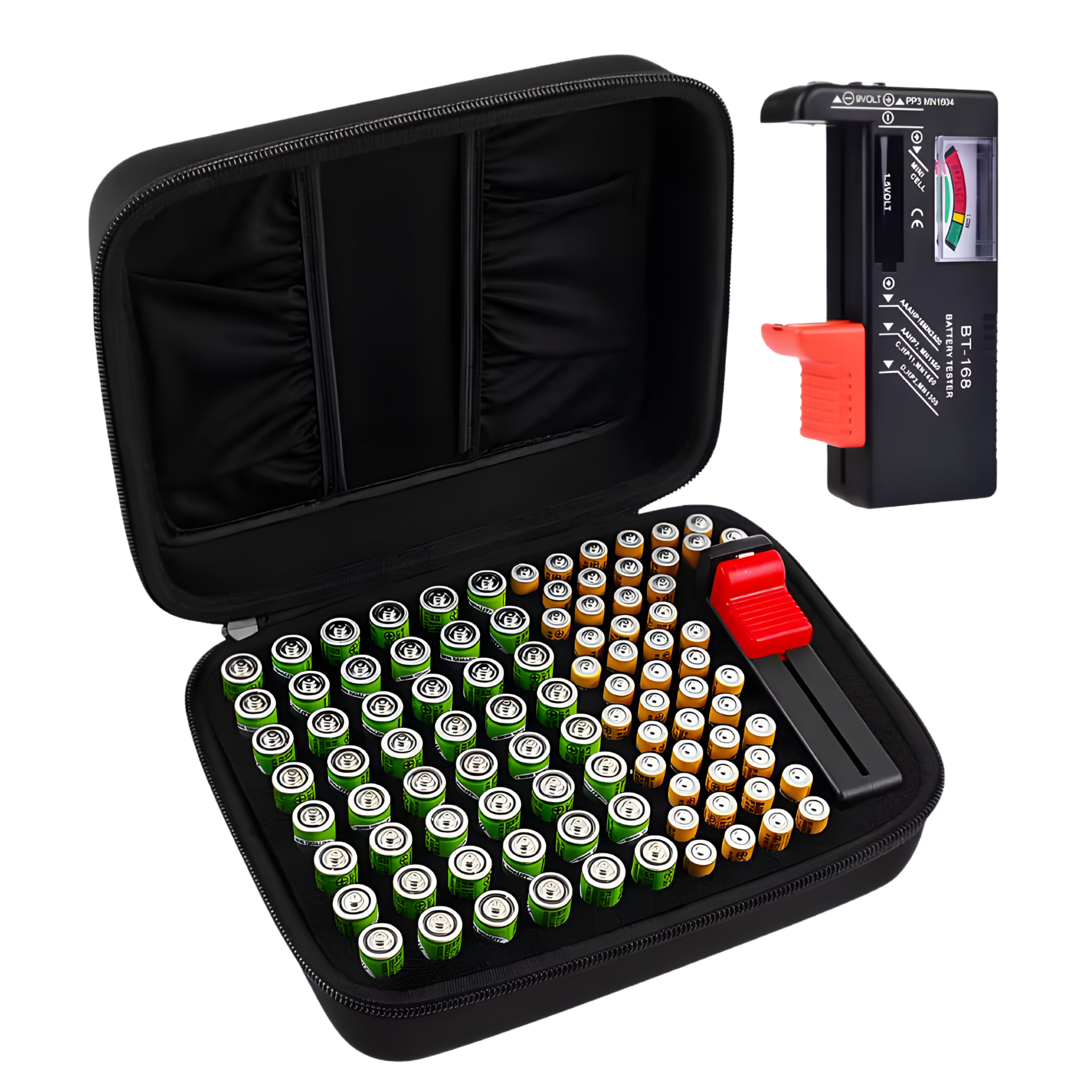 Battery organizer, high-quality case