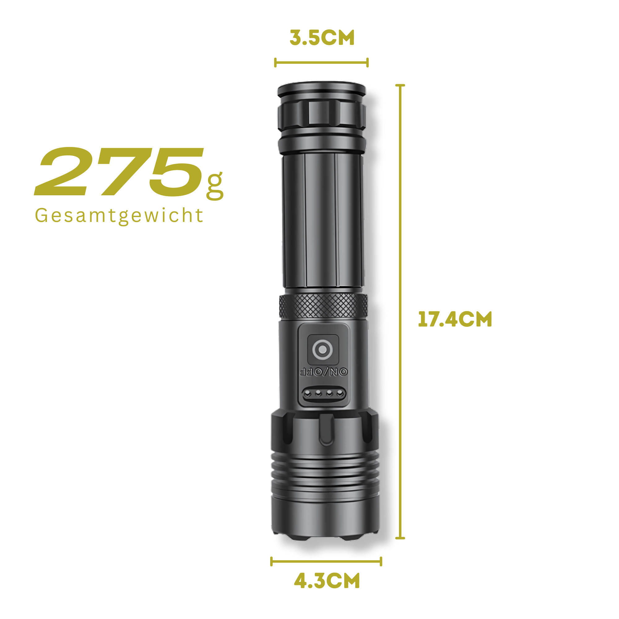 NightHawk PRO™ flashlight for demanding applications