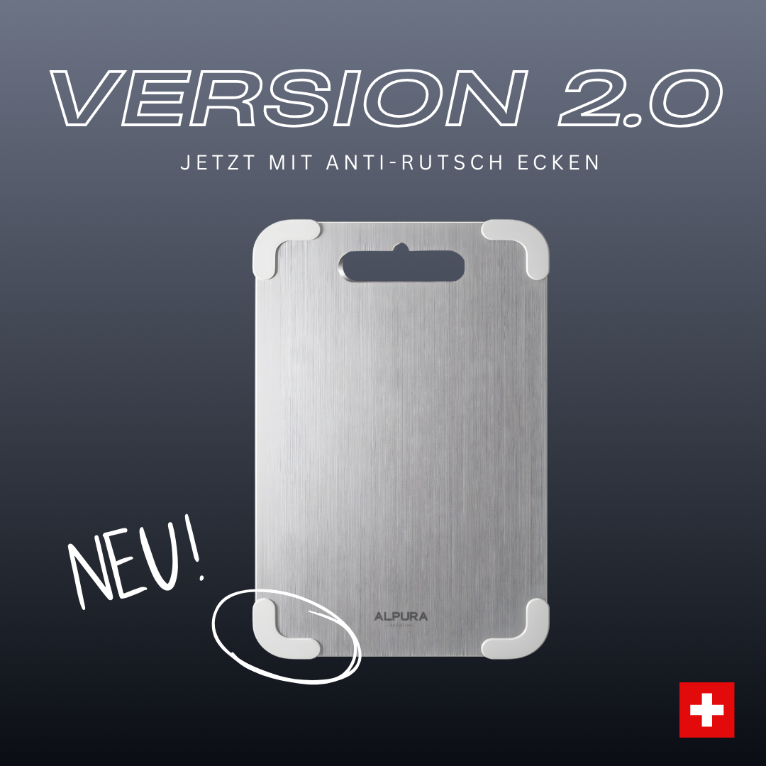 Alpura™ Stainless Steel Cutting Board 2.0