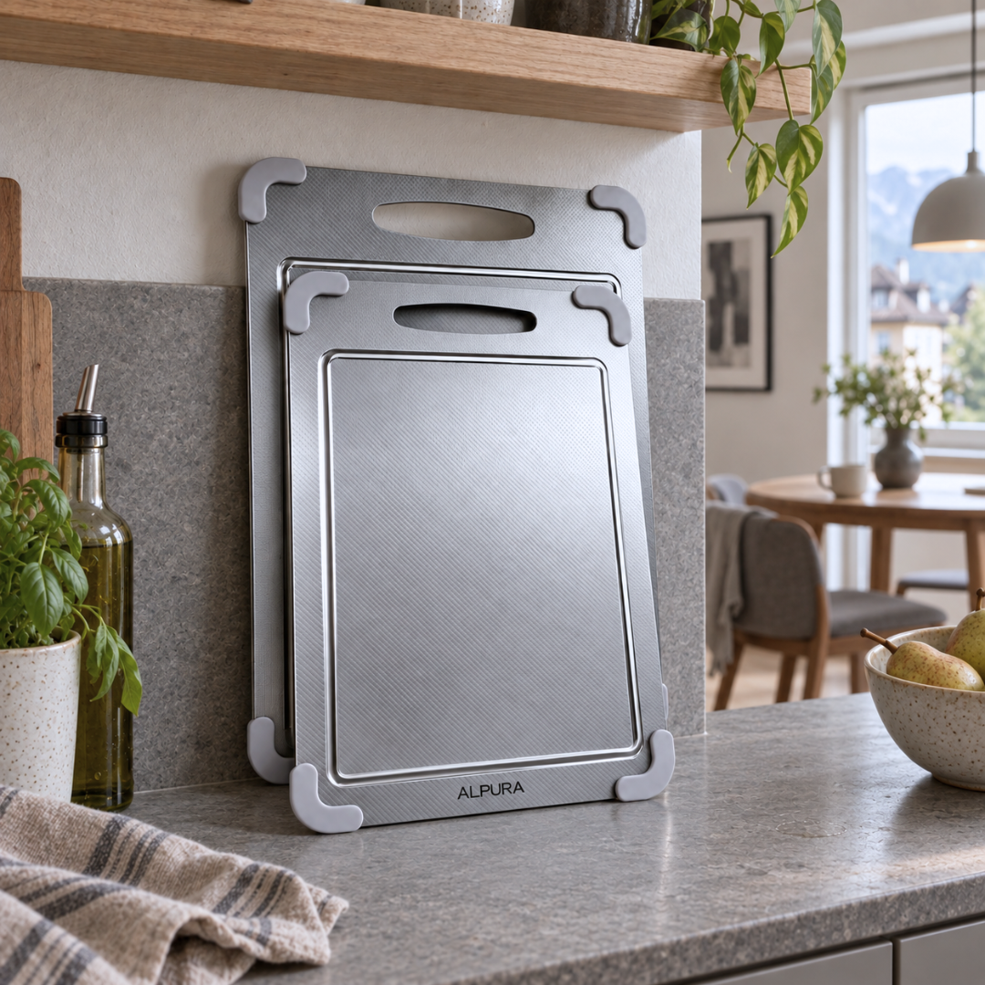 Tagliere in acciaio inox ALPURA™ versione 3.0