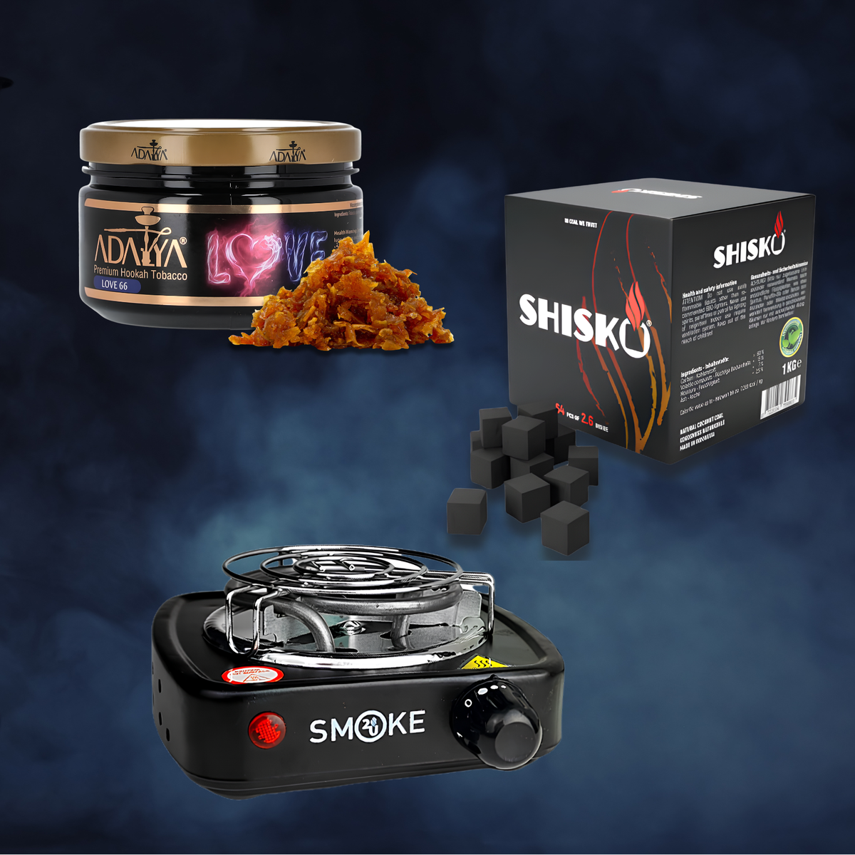 Set completo per shisha premium