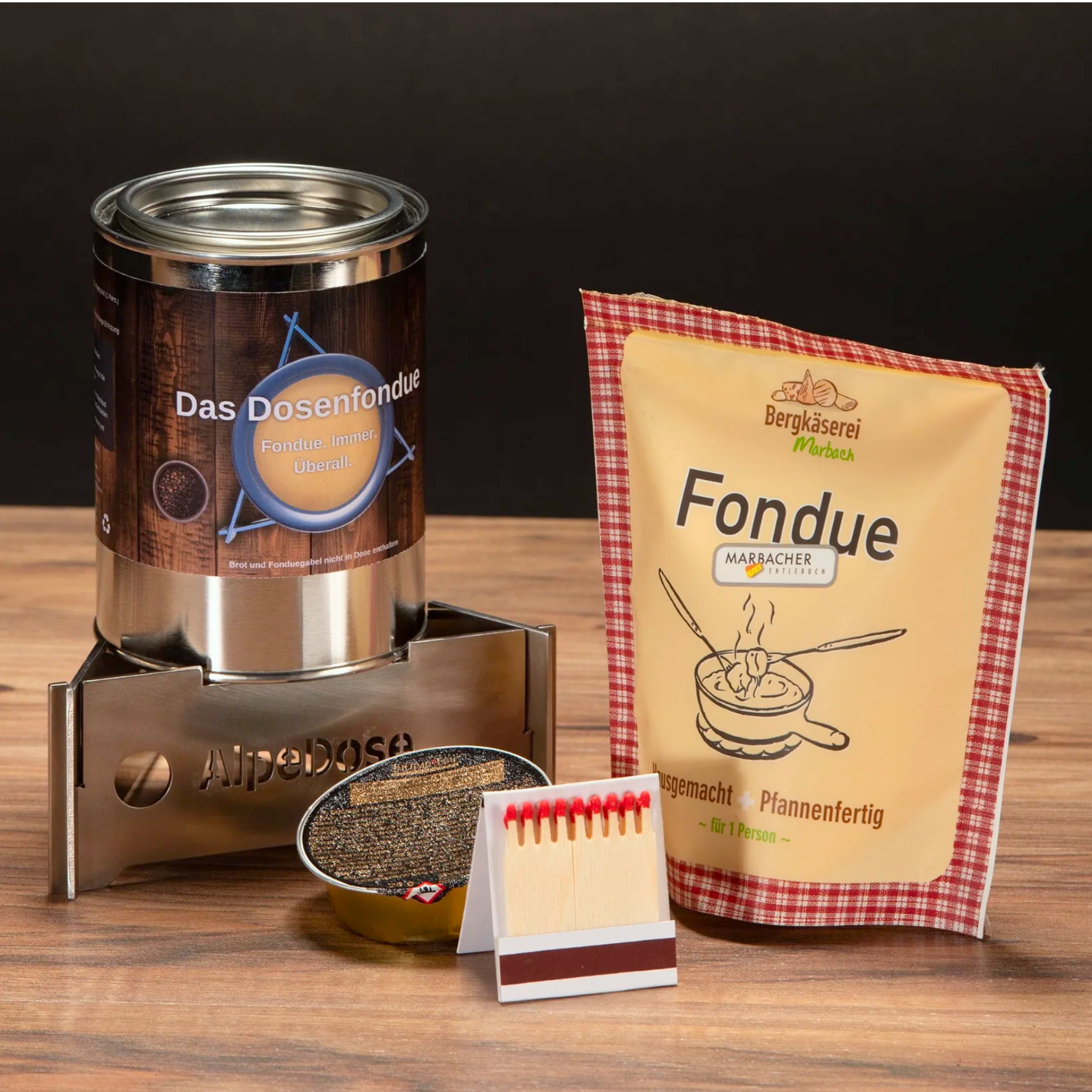Fondue en conserve à emporter de "Alpedose"