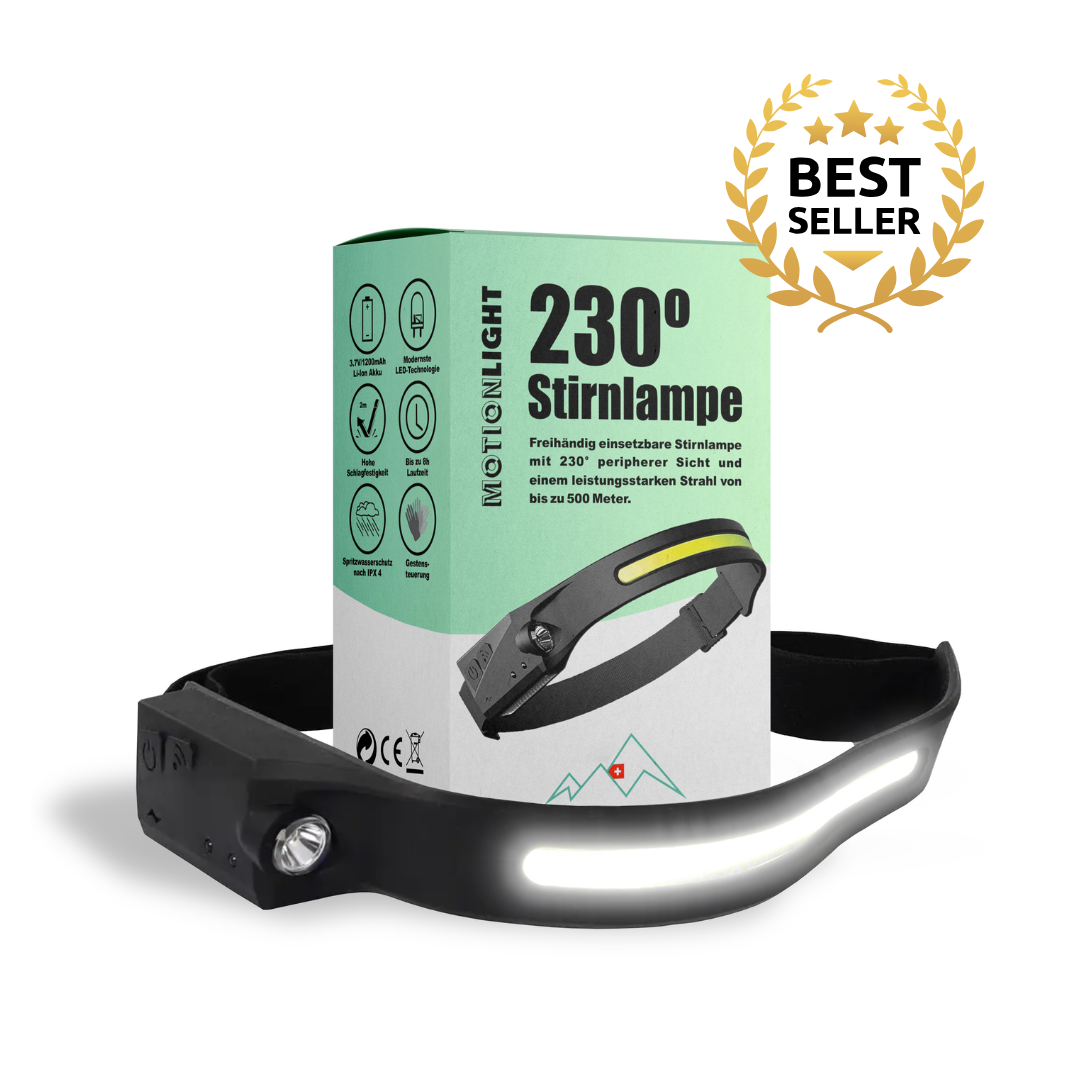 230° headlamp MOTIONLIGHT™ – the original!