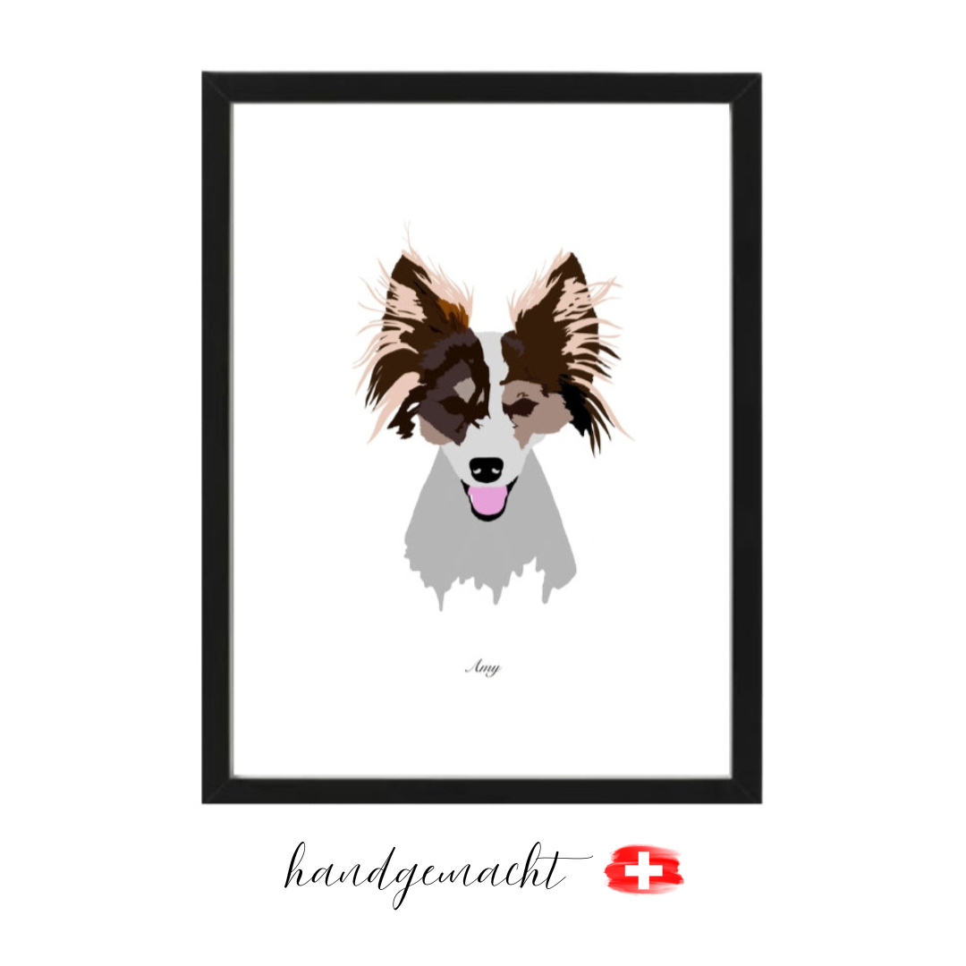 Your pet as a handcrafted picture.