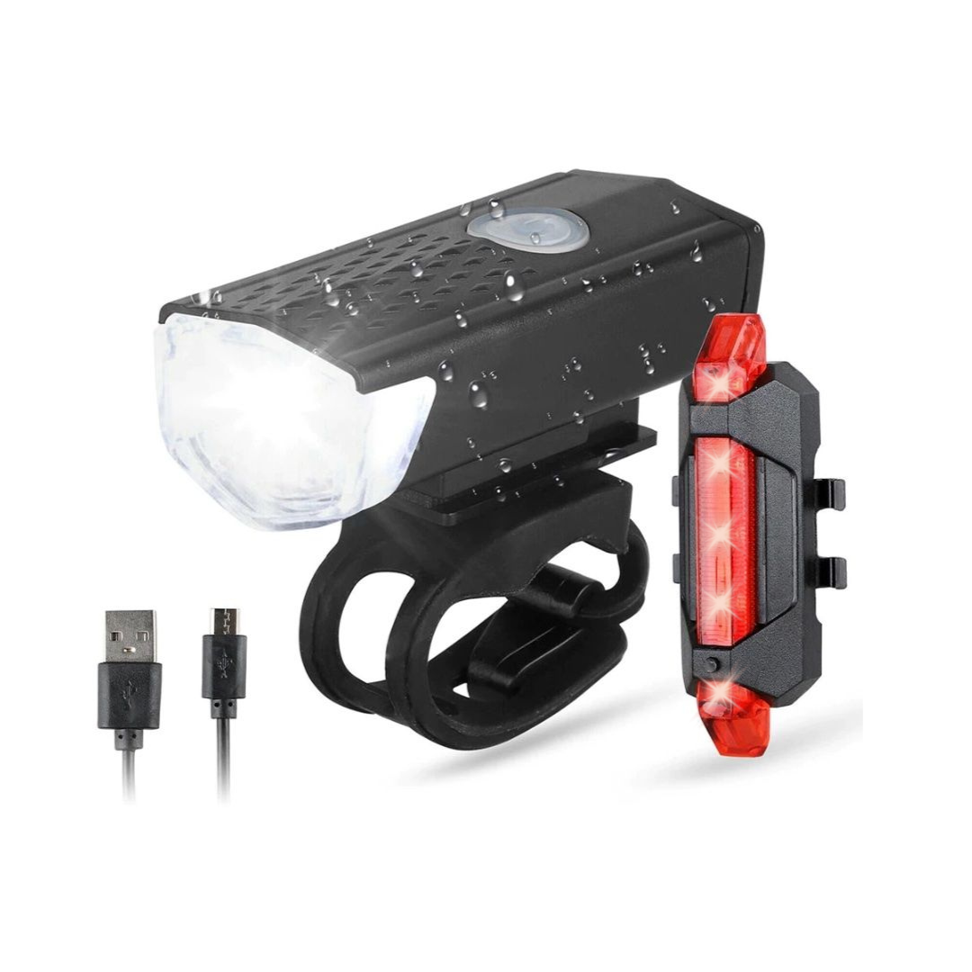 Fahrrad Lichtset LED vorne + hinten